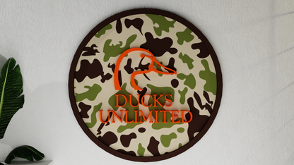 Ducks Unlimited Wood Sign